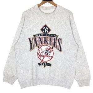 New York Yankees Baseball Graphic Ash Sweatshirt Men Women 1902